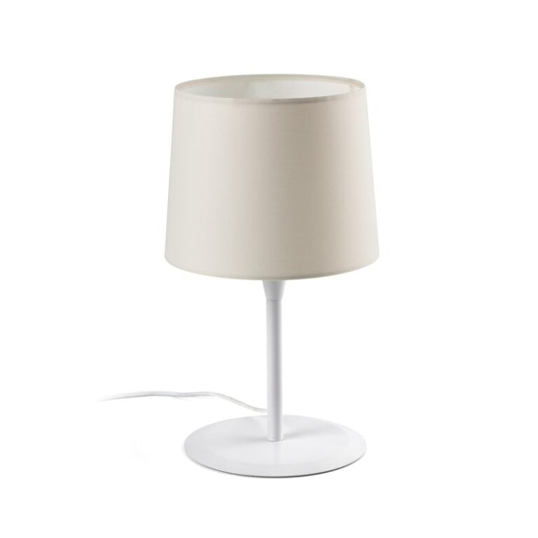 CONGA WHITE TABLE LAMP BEIGE LAMPSHADE ?250*200*?2