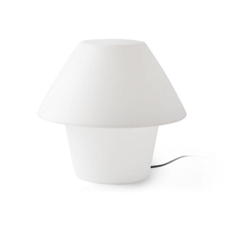 VERSUS-E WHITE TABLE LAMP 1 X E27 15W