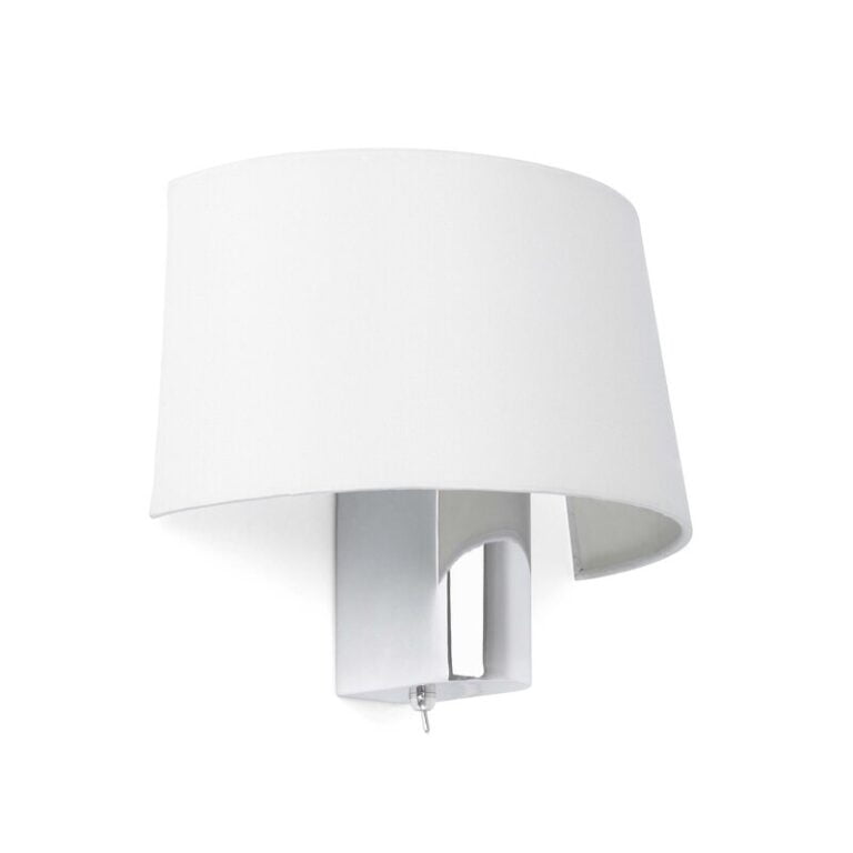 HOTEL WHITE WALL LAMP 1 X E27 60W