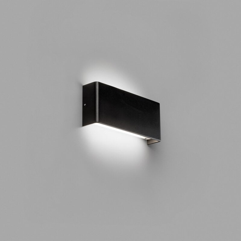 NASH BLACK WALL LAMP LED 8W