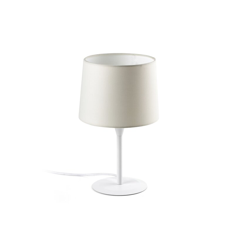 CONGA WHITE TABLE LAMP E27 ø215*160*ø190 BEIGE LAM