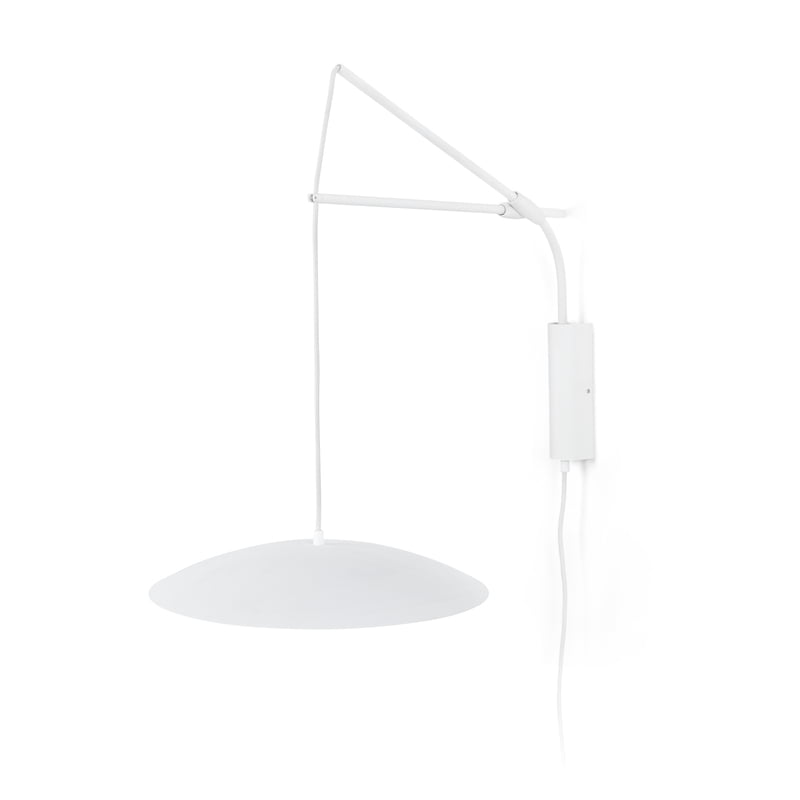 SLIM WALL LAMP EXTENSIBLE WHITE LED Ø40 CMS